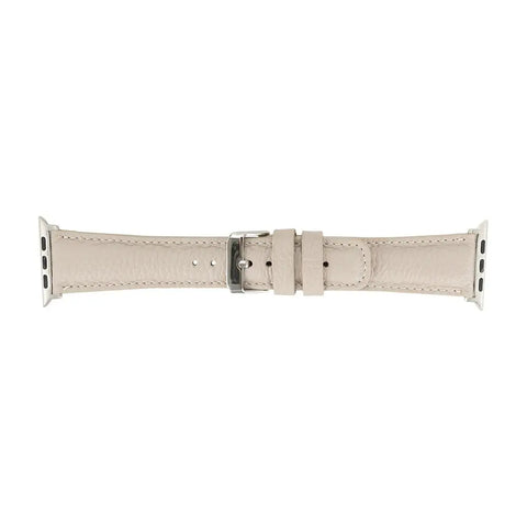 Sweet Beige Apple Watch Band, Genuine Leather