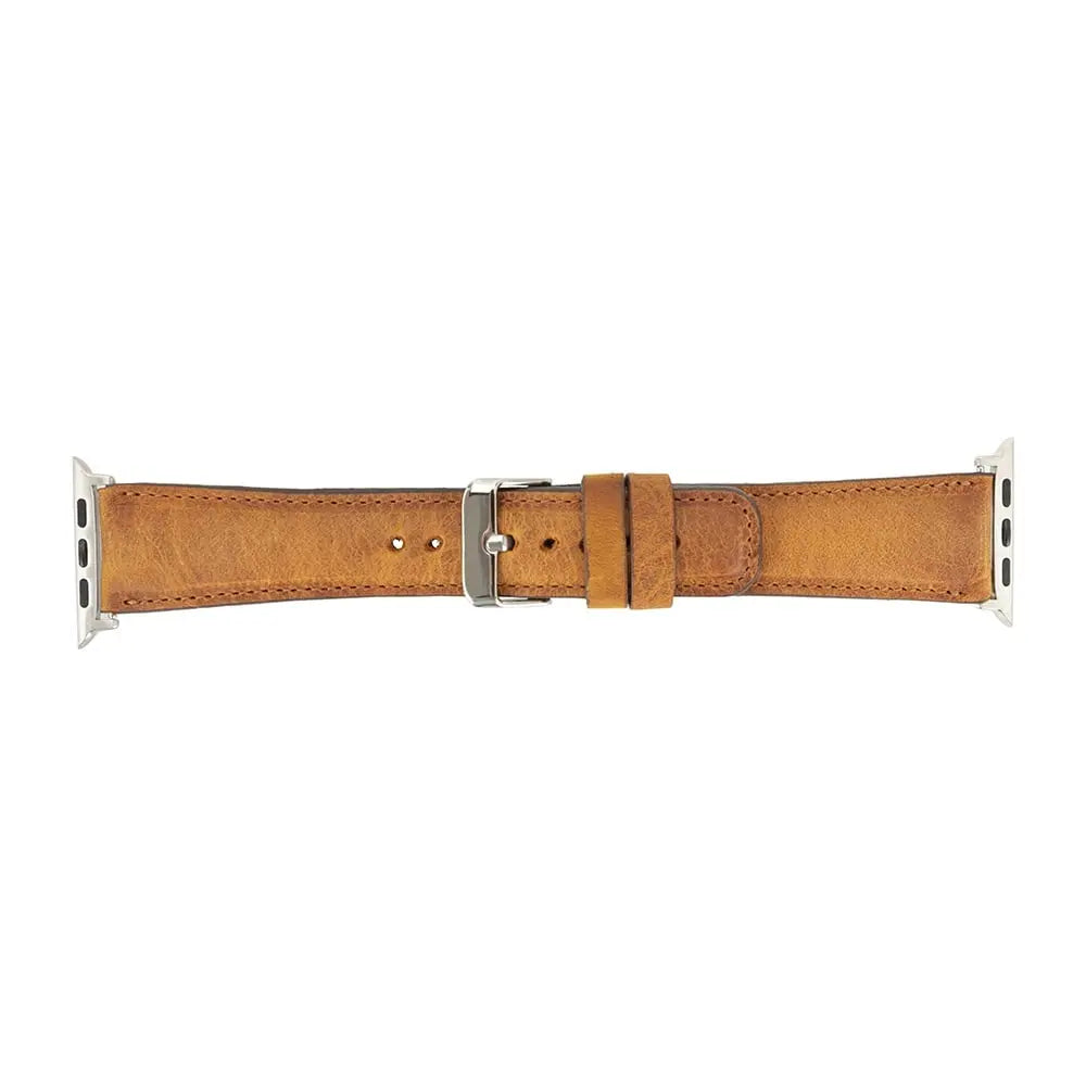Apple Watch Band Sereis X, 10 45mm 44mm 41mm 40mm Genuine Leather iWatch Strap
