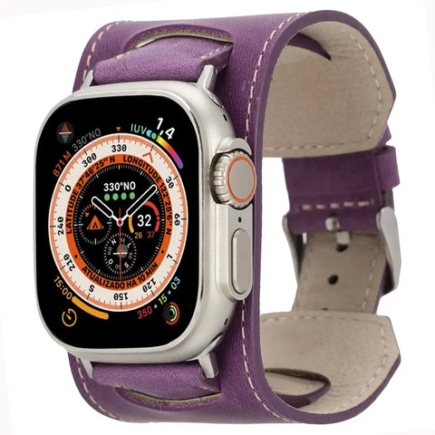 Aubergine Purple Band for Apple Watch 49mm - 38mm for All Series iWatch