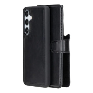 Samsung Galaxy S25 Plus Detachable Wallet Case, Rustic Black