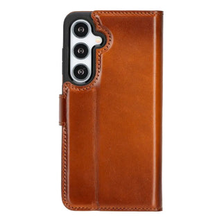 Samsung Galaxy S25 Plus Detachable Wallet Case, Vintage Brown