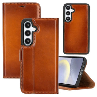 Samsung Galaxy S25 Plus Detachable Wallet Case, Vintage Brown