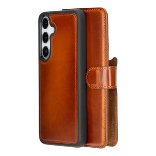 Samsung Galaxy S25 Plus Detachable Wallet Case, Vintage Brown