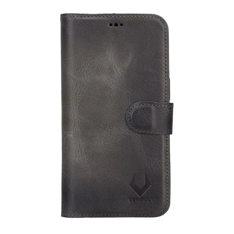 Detachable Leather Wallet Case for iPhone 16 Pro 6.3"