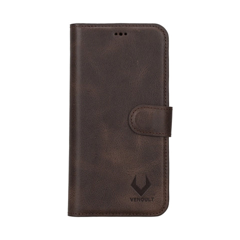 Detachable Leather Wallet Case for iPhone 16 Pro 6.3"