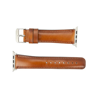 Classic, Chestnut Brown Apple Watch Band 49mm - 38mm for All Series iWatch