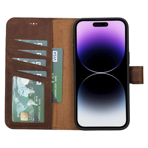 4 Card holder wallet case for iphone 16 pro