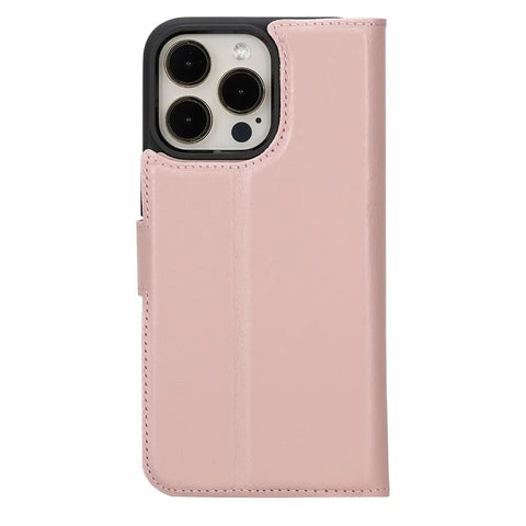 iPhone 15 Pro MAX Wallet Case for Women MAgnetic Detachable Flip Cover Sweet Pink Folio for iPhone 15 Pro MAX