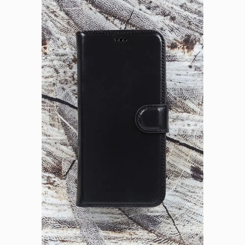 iPhone 13 Mini Detachable Wallet Case, (Rustic Black)