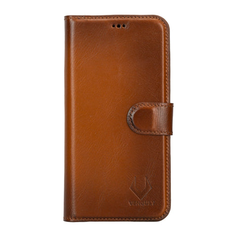 iphone 16 pro genuine leather wallet case for man