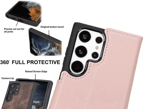 Samsung Galaxy S24 Ultra Wallet Case, Detachable