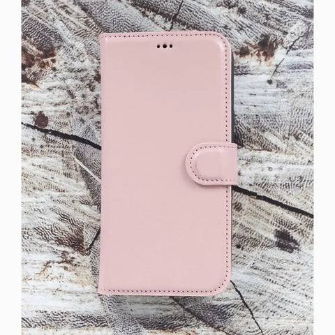 iPhone 14 Pro MAX Detachable Card Holder Wallet Case, (Nude Pink)