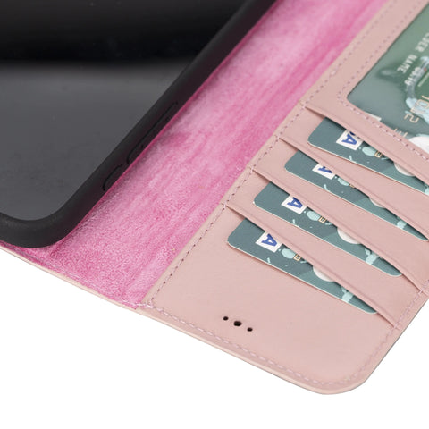 Detachable Leather Wallet Case for iPhone 16 Pro 6.3"