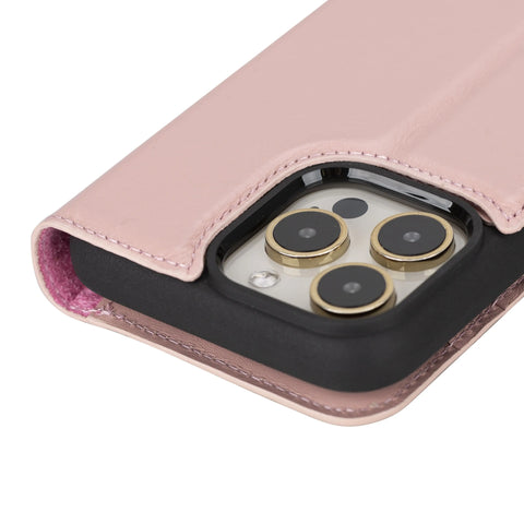 Detachable Leather Wallet Case for iPhone 16 Pro 6.3"