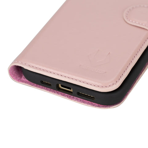 Detachable Leather Wallet Case for iPhone 16 Pro 6.3"