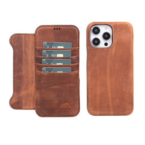 RoStar, Detachable Leather Wallet Case for iPhone 16 Pro MAX 6.9"