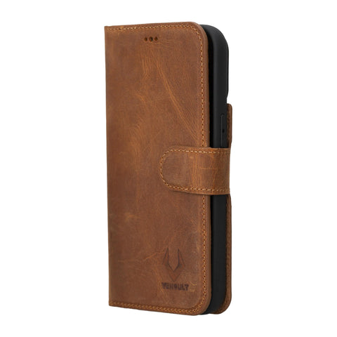 Detachable Leather Wallet Case for iPhone 16 Pro 6.3"