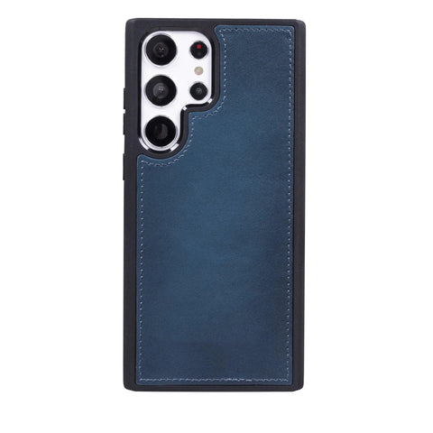 Admiral Blue Samsung Galaxy S23 Ultra Wallet Case, Magnetic Detachable - VENOULT