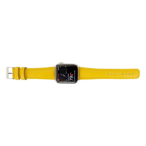 Classic Mikado Yellow Band for Apple Watch 49mm - 38 mm for All Series iWatch - VENOULT