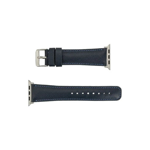 Classic Navy Blue Band for Apple Watch 49mm - 38 mm for All Series iWatch - VENOULT