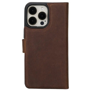 Detachable Leather Wallet Case for iPhone 15 Pro MAX / 15 Pro / 15 Plus - VENOULT