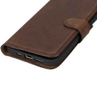 Detachable Leather Wallet Case for iPhone 15 Pro MAX / 15 Pro / 15 Plus - VENOULT