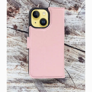 Detachable Wallet Case for iPhone 15, (Nude Pink) - VENOULT