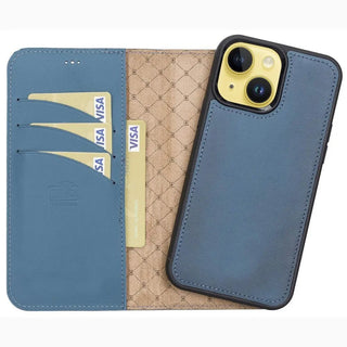 Detachable Wallet Case for iPhone 15 Plus, (Admiral Blue) - VENOULT