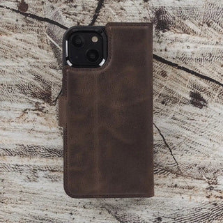 Detachable Wallet Case for iPhone 15 Plus, (Chocolate Brown) - VENOULT