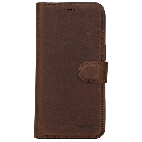 Vintage Brown iPhone 15 Pro MAX 6.7 Wallet Case