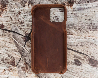 iPhone 13 Mini Slim Case, (Vintage Brown) - VENOULT