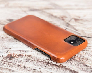 iPhone 13 Pro Slim Leather Case, (Chestnut Brown) - VENOULT