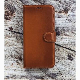 iPhone 14 Detachable Card Holder Wallet Case, (Chestnut Brown) - VENOULT