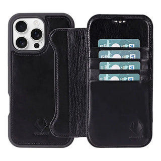 RoStar, Detachable Leather Wallet Case for iPhone 16 Pro MAX 6.9" - VENOULT