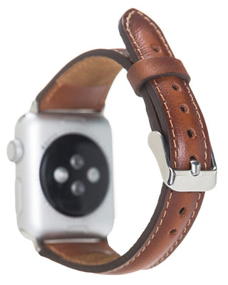 Slim Apple Watch Band for Women 40mm, 41mm, 44mm, 45mm, Chestnut Brown - VENOULT