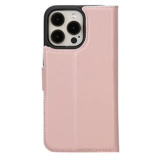 Women Wallet Case for iPhone 15 Pro MAX, (Nude Pink) - VENOULT