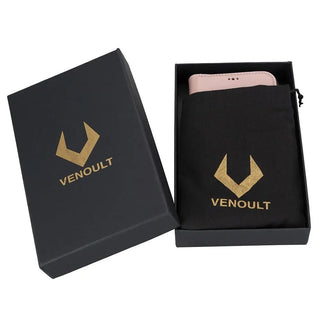 Women Wallet Case for iPhone 15 Pro MAX, (Nude Pink) - VENOULT