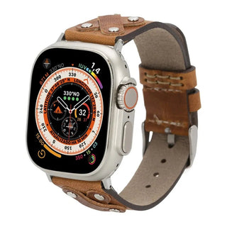 XCROSS, Apple Watch Band 49mm to 38mm for All Series iWatch (Only Silver Rivets) - VENOULT