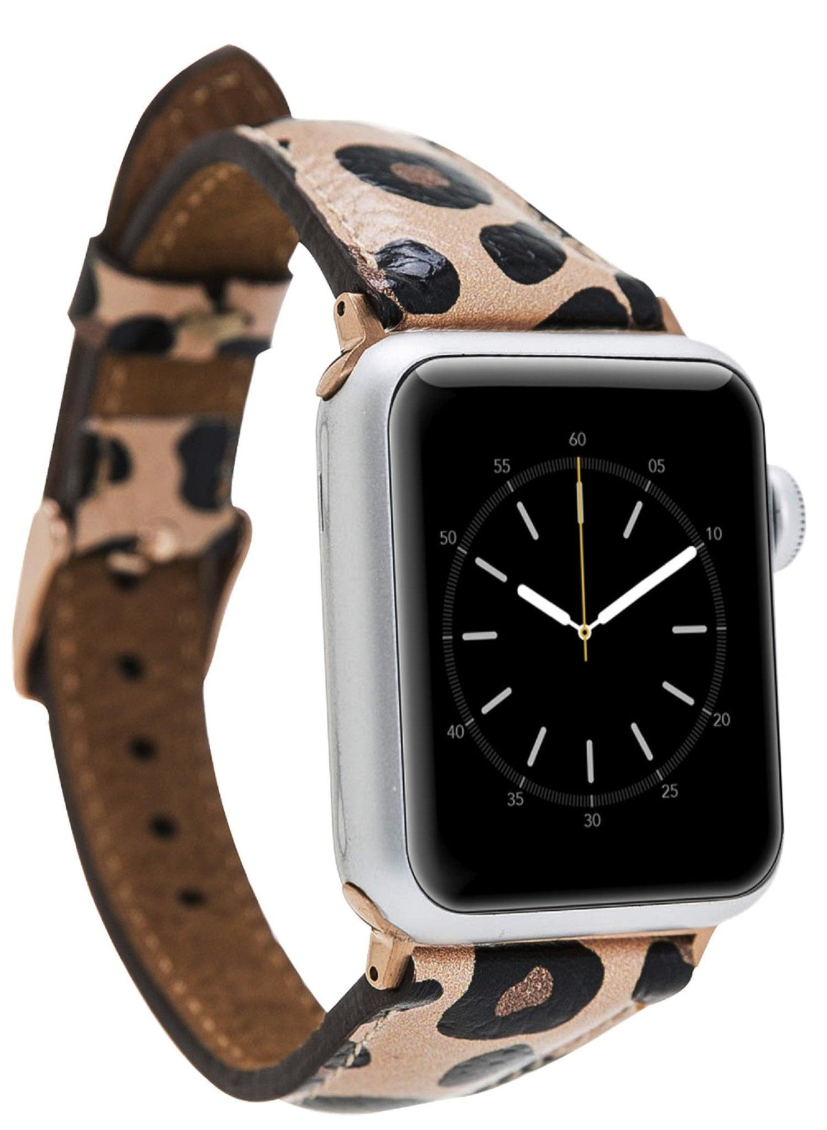 Slim Apple Watch Band for Women 40mm, 41mm, 44mm, 45mm, Slim, Leopard Patterned - VENOULT