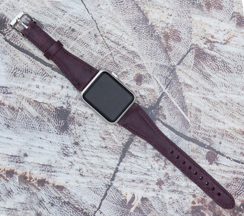 VSlim Apple Watch Band for Women 40mm, 41mm, 44mm, 45mm, Aubergine Purple - VENOULT