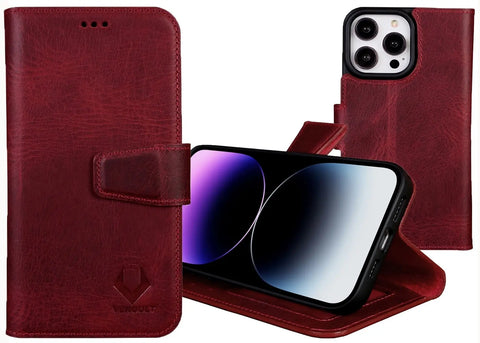 Classic Leather Wallet Case for iPhone 15 Pro MAX / 15 Pro